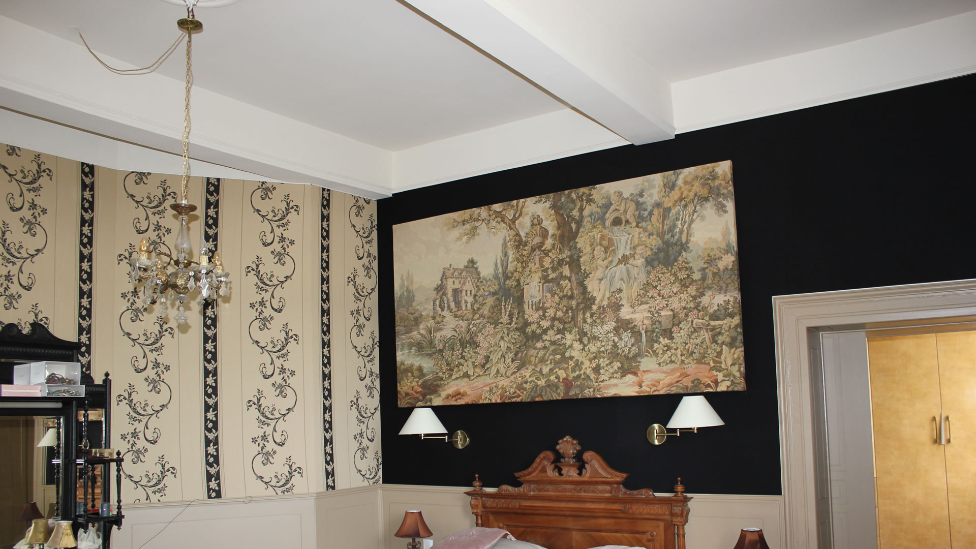 Plafond tendu rayonnant bressols